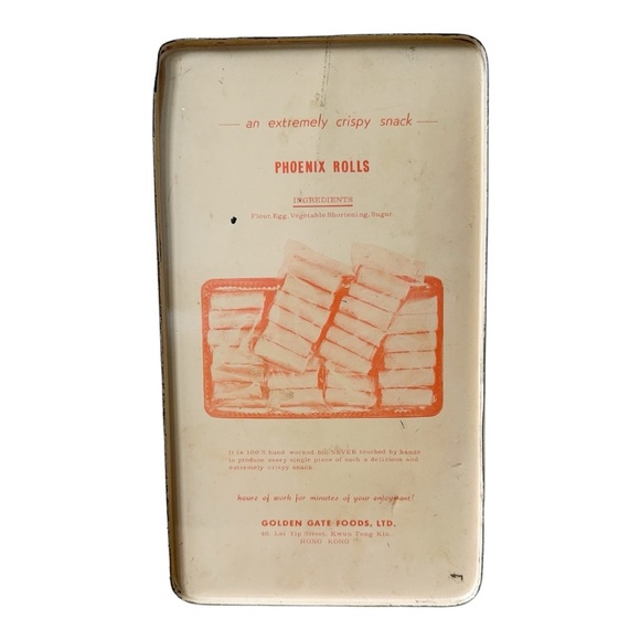 Golden Phoenix Green Enamel Tin Stash Box - Picture 2 of 9